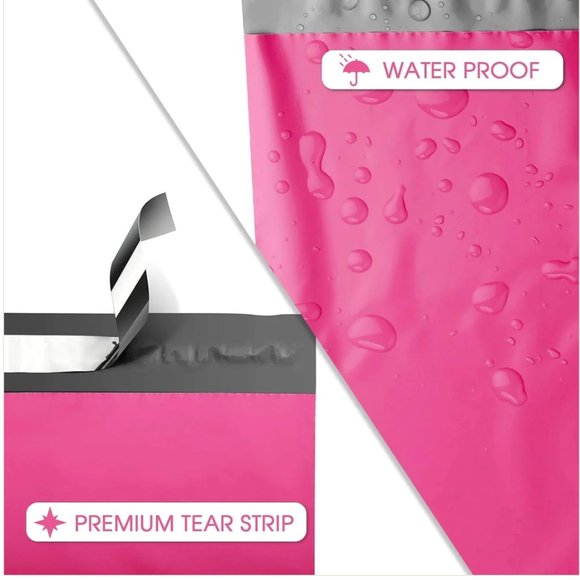 NEW Pinkish-Purple Premium Self-seal Poly Mailers 10x13 Pack of 20 - Picture 2 of 8